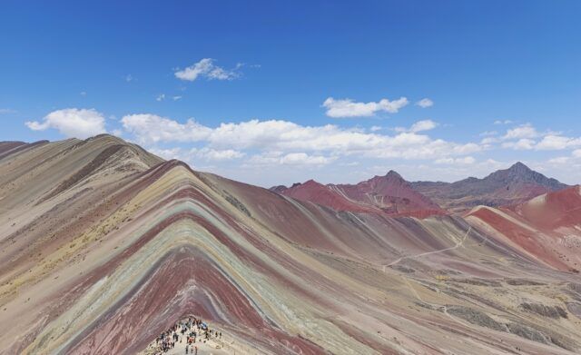 rainbow mountain in peru