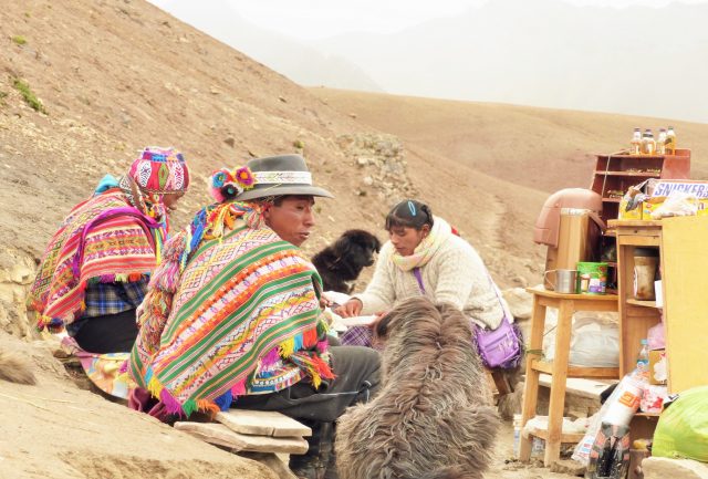 rainbow mountain people