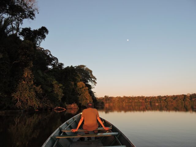Sandoval Lake in Tambopata