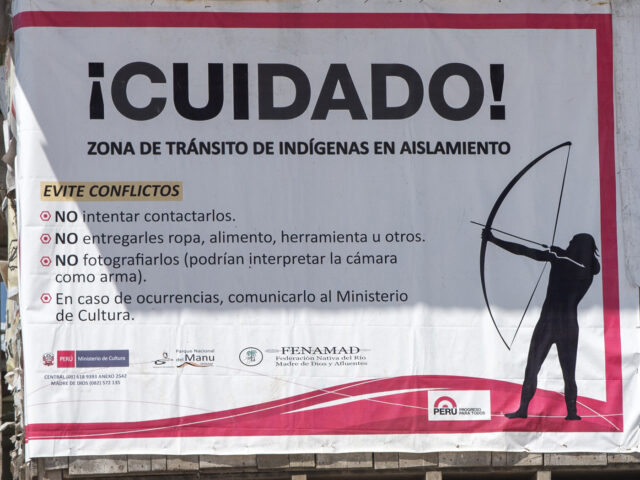 Uncontacted tribes in the Amazon - Atalaya river Port - navigation point to Manu national park 